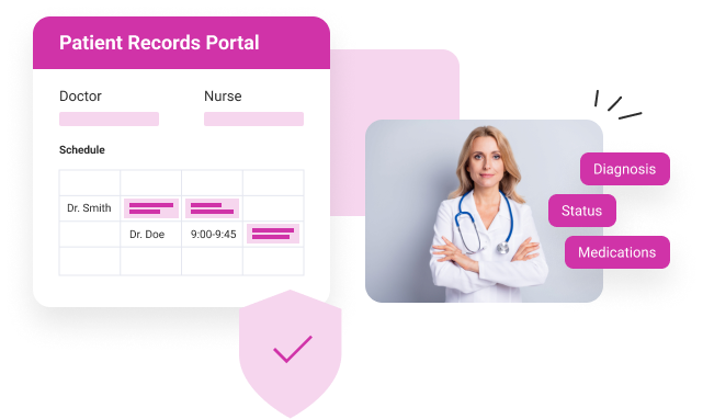pink patients records portal