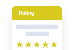 pop up form rating in yellow