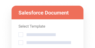Salesforce document form