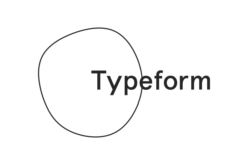 The typeform logo with design