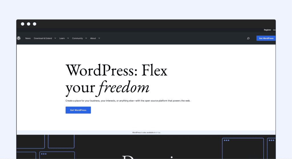 WordPress website