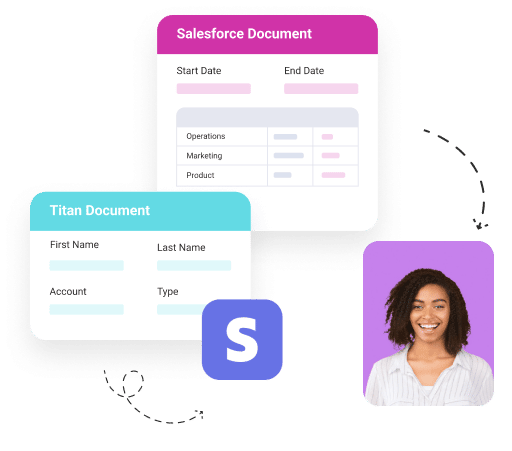 salesforce document and Titan document