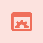 orange settings icon