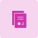 pink documents icon