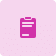 pink clipboard
