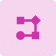 pink connector icon