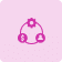 pink cycle icon