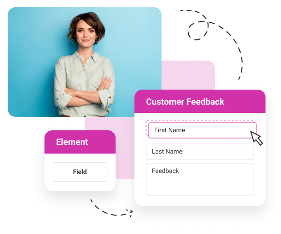 customer feedback with field element