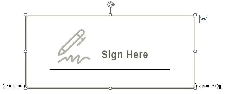 Signature Field