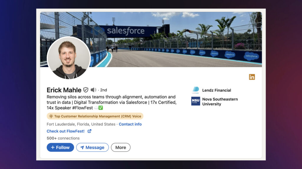 Erick Mahle's Profile on LinkedIn