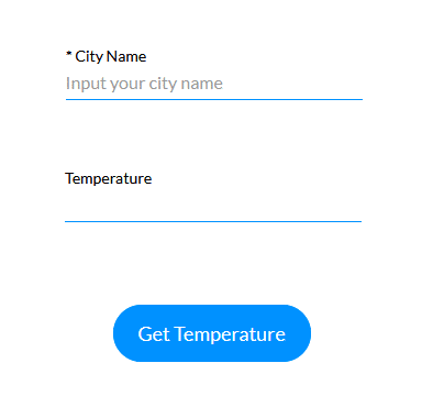 Screenshot of the web project elements