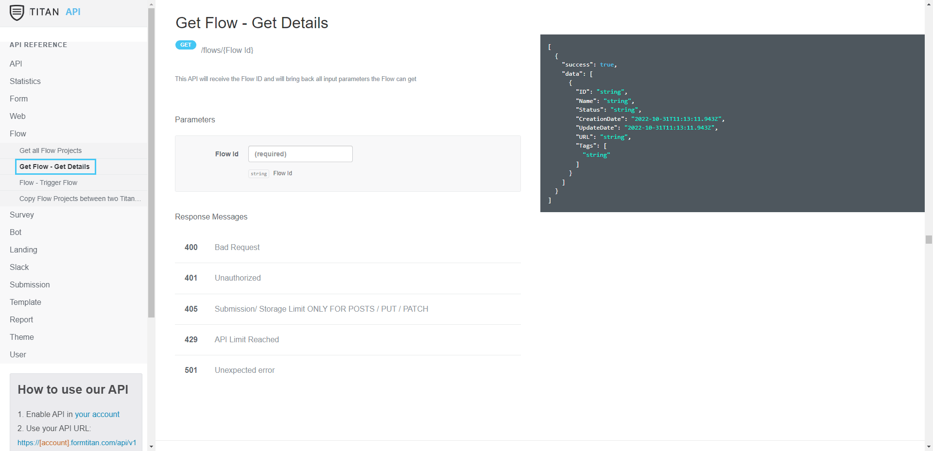 Get Flow - Get Details