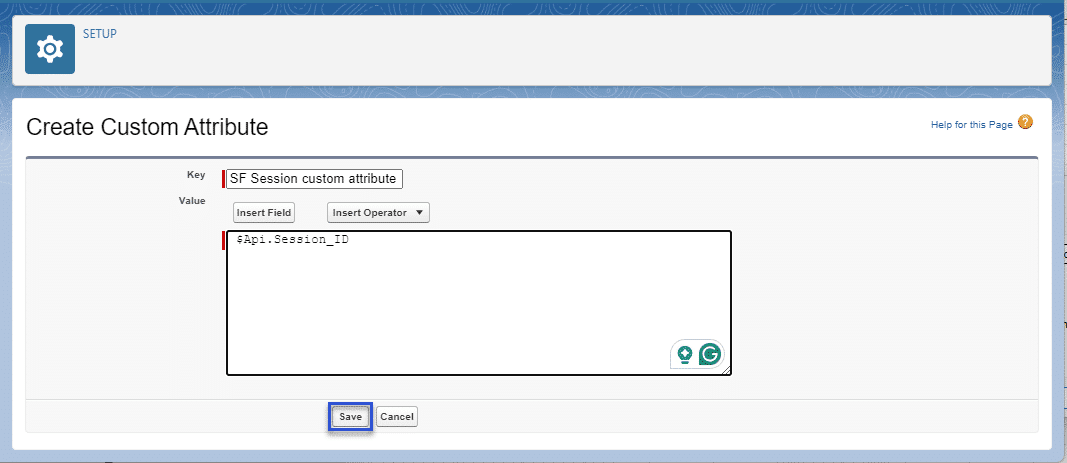 Create Custom Attribute