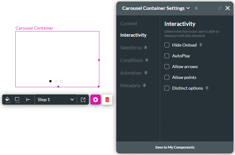 Allow Arrows option unchecked