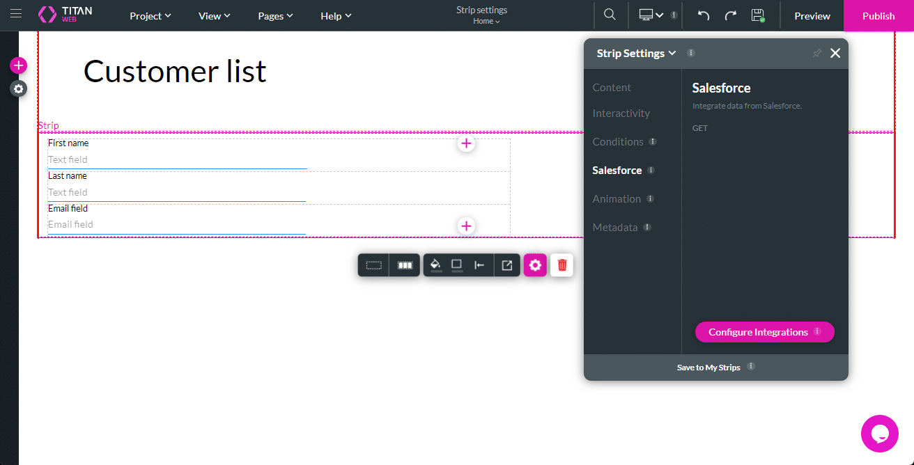 Configure Salesforce Integration