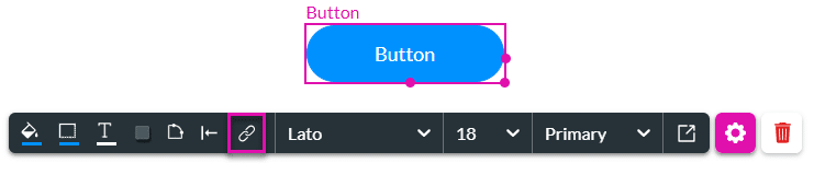 On Click Action icon