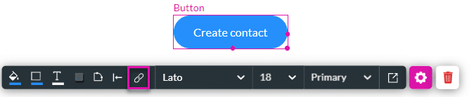On Click Action icon