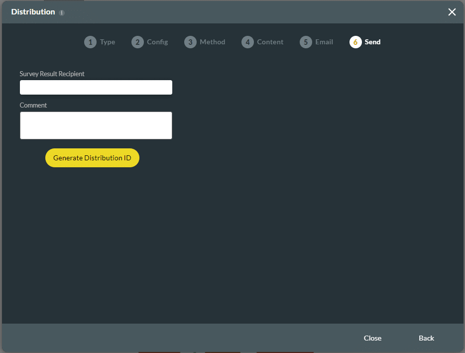 Generate Distribution ID