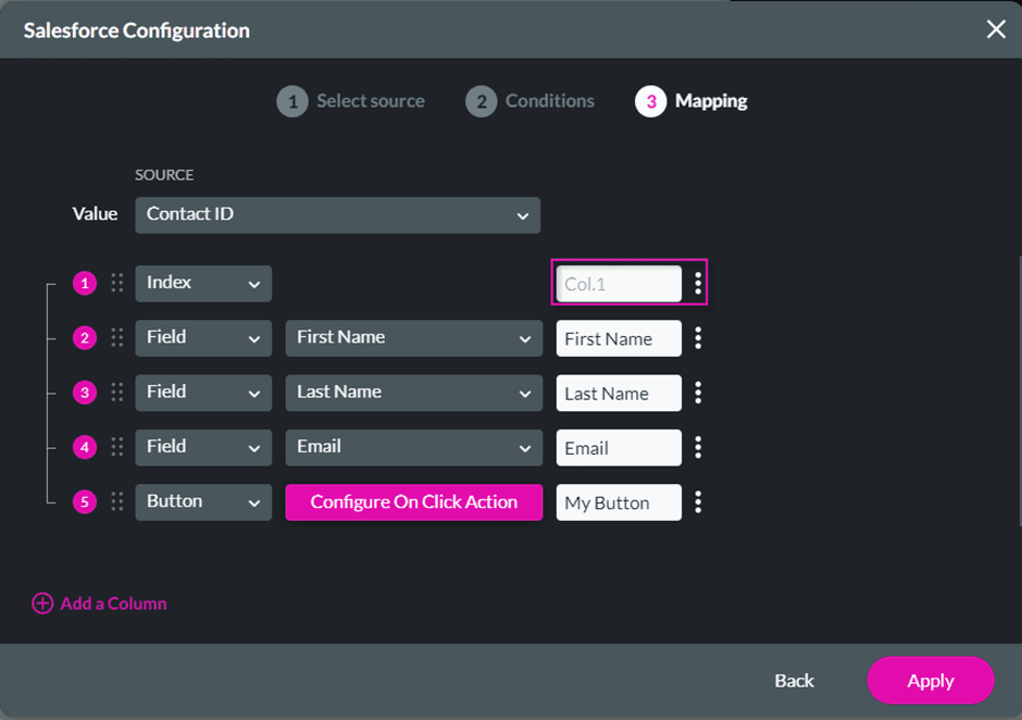 Mark a header as empty