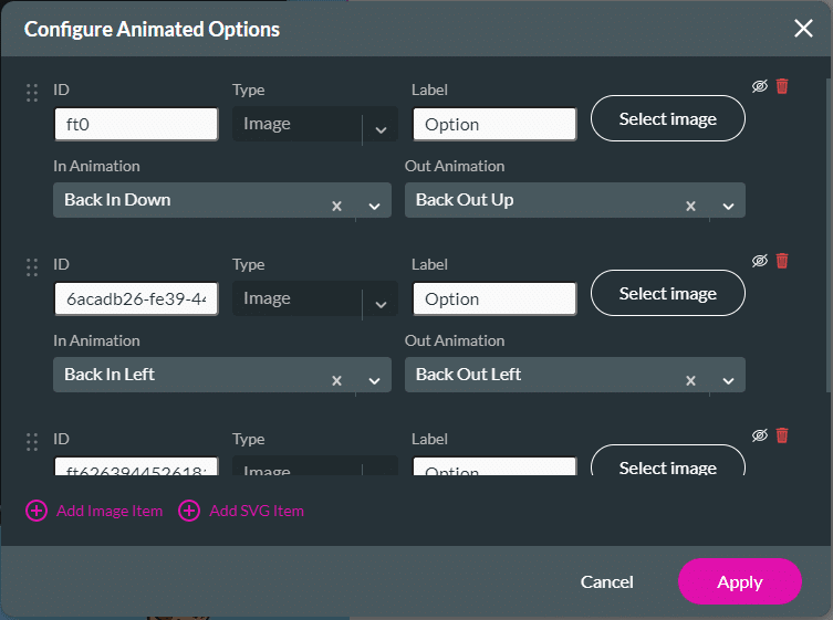 Apply button from Titan for Salesforce Web apps.