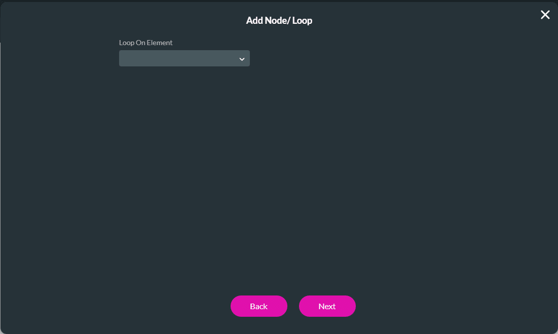 Loop on Element drop-down list