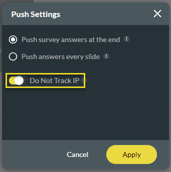 Do Not Track IP Address