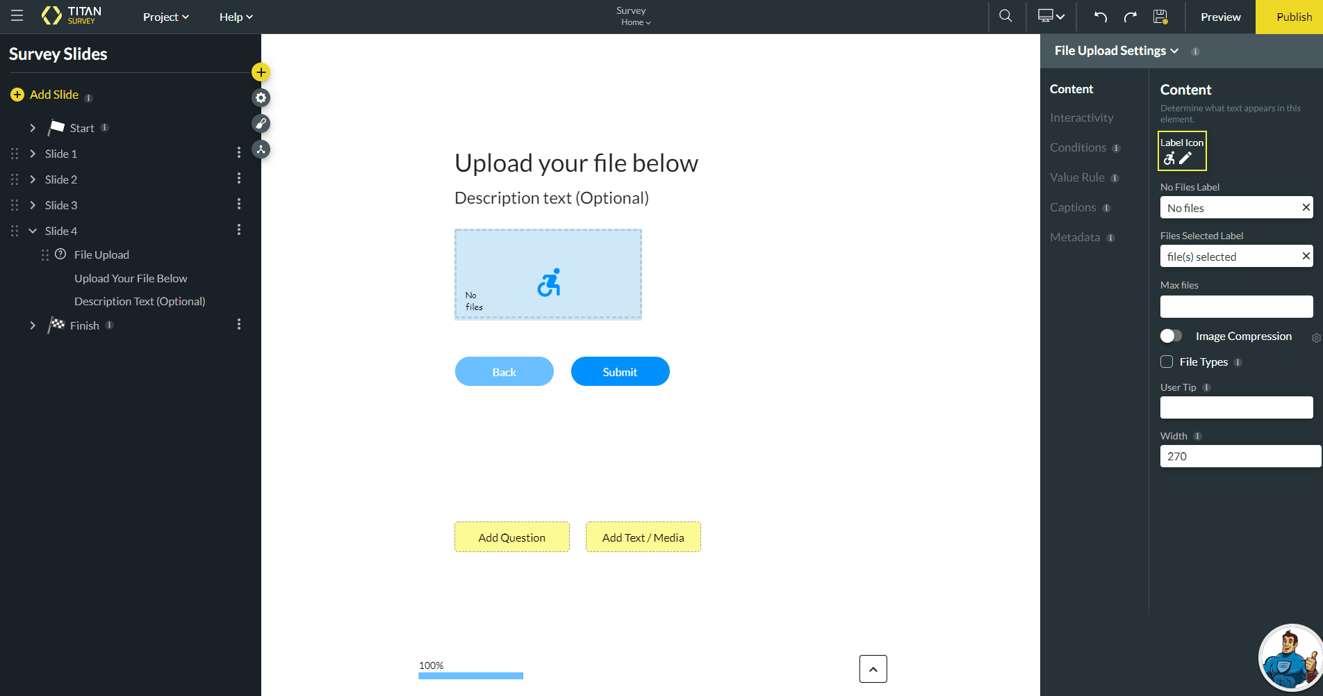 Inserted Label Example