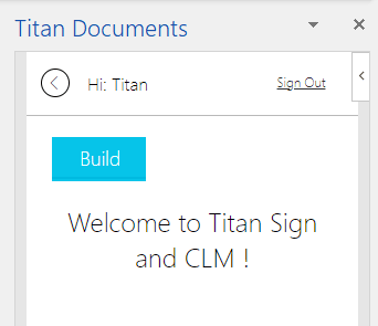 Titan Documents signed in