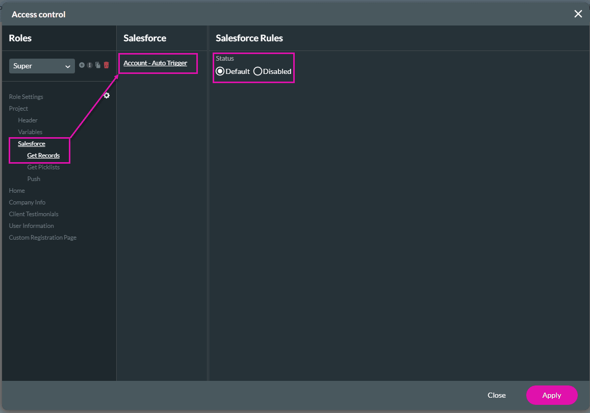 Salesforce > Get records example.
