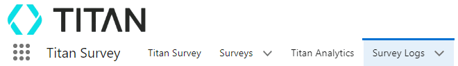Survey Logs Tab