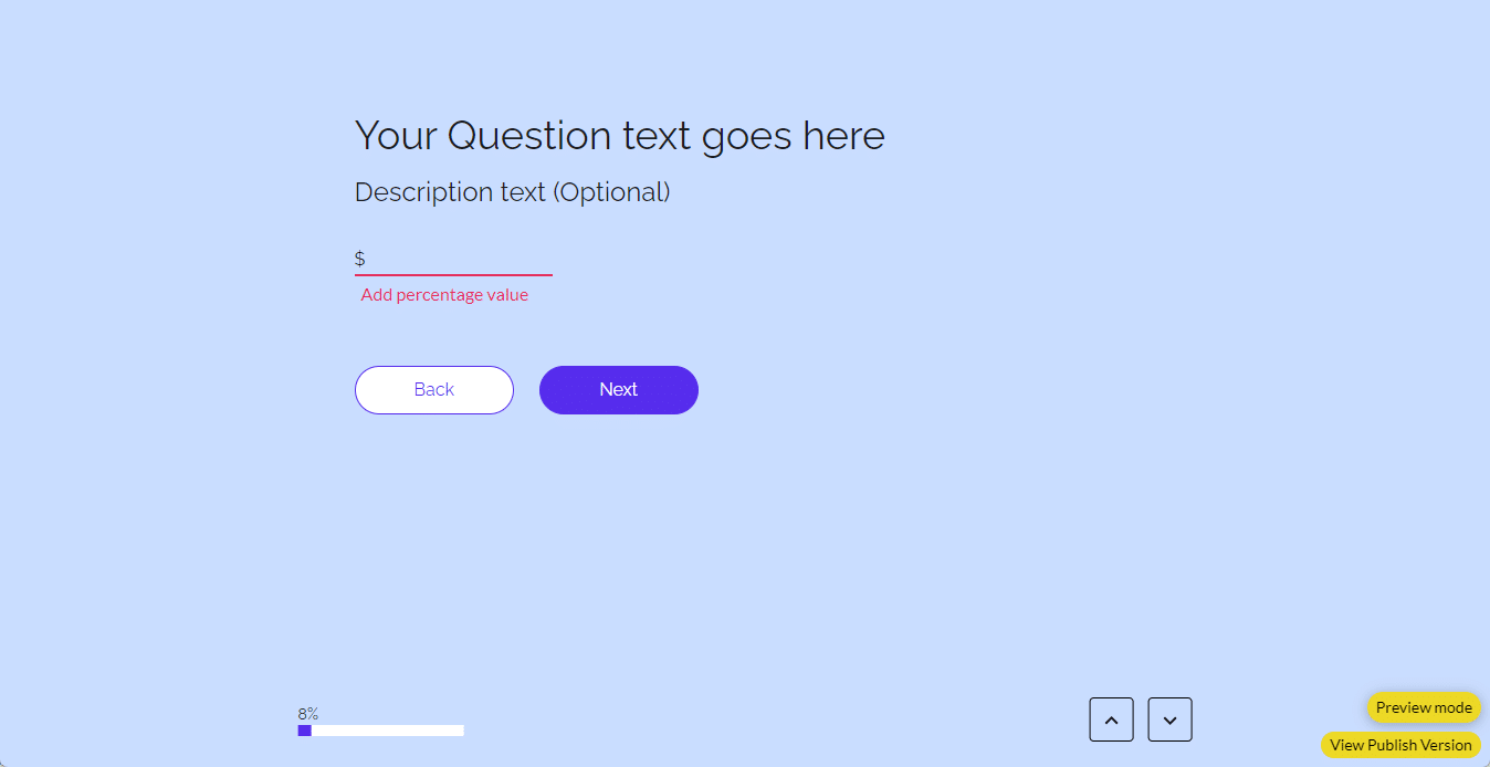 Example of Invalid Value Rule