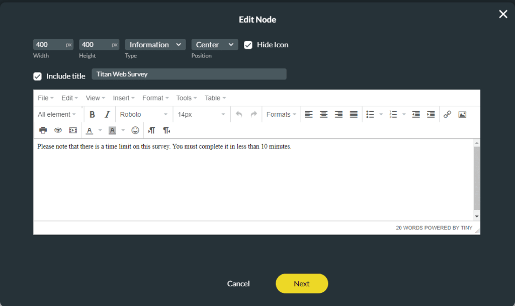Add Message To Text Field