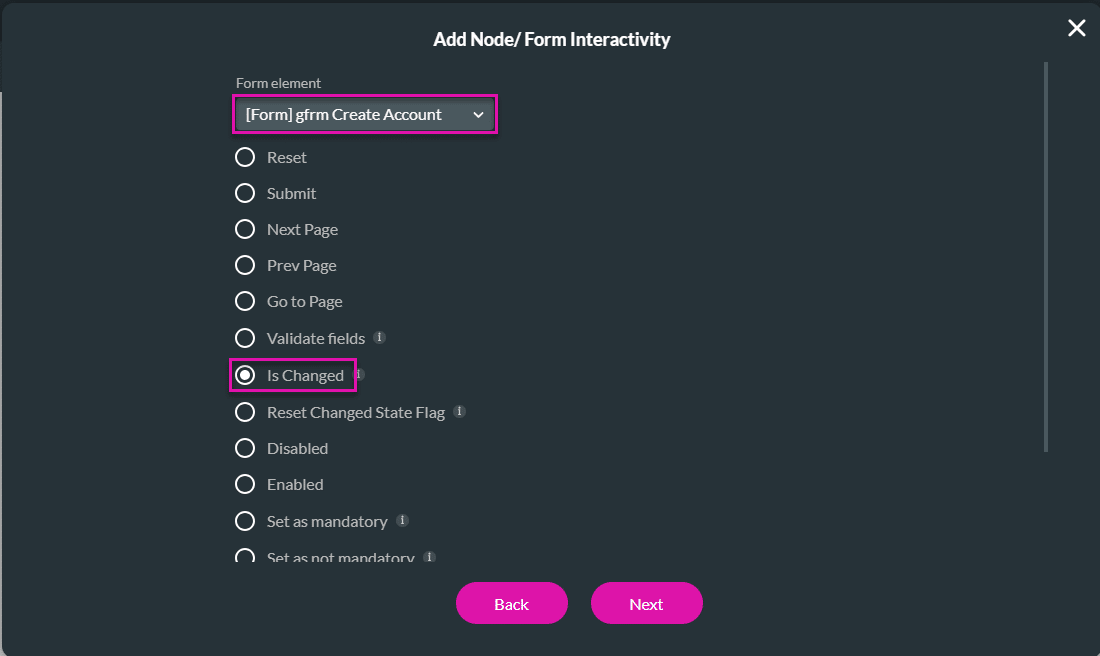 Add Node/Form Interactivity