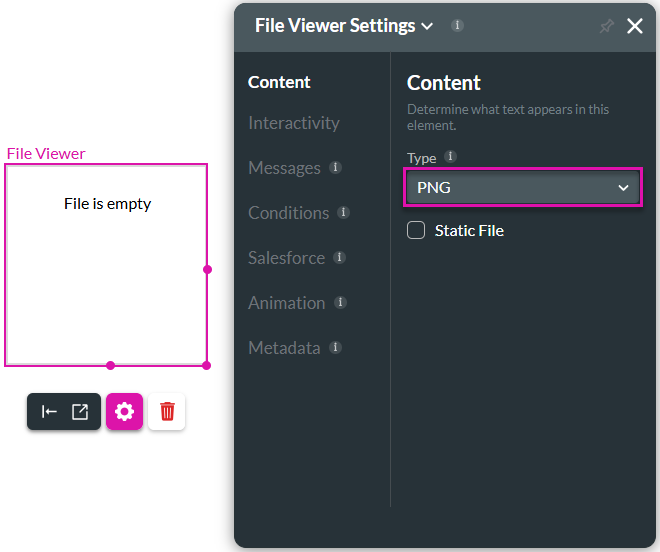 File Viewer settings