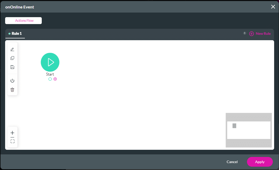 onOnline Events screen