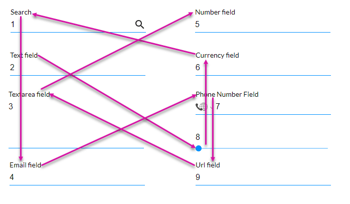 Custom tab order example