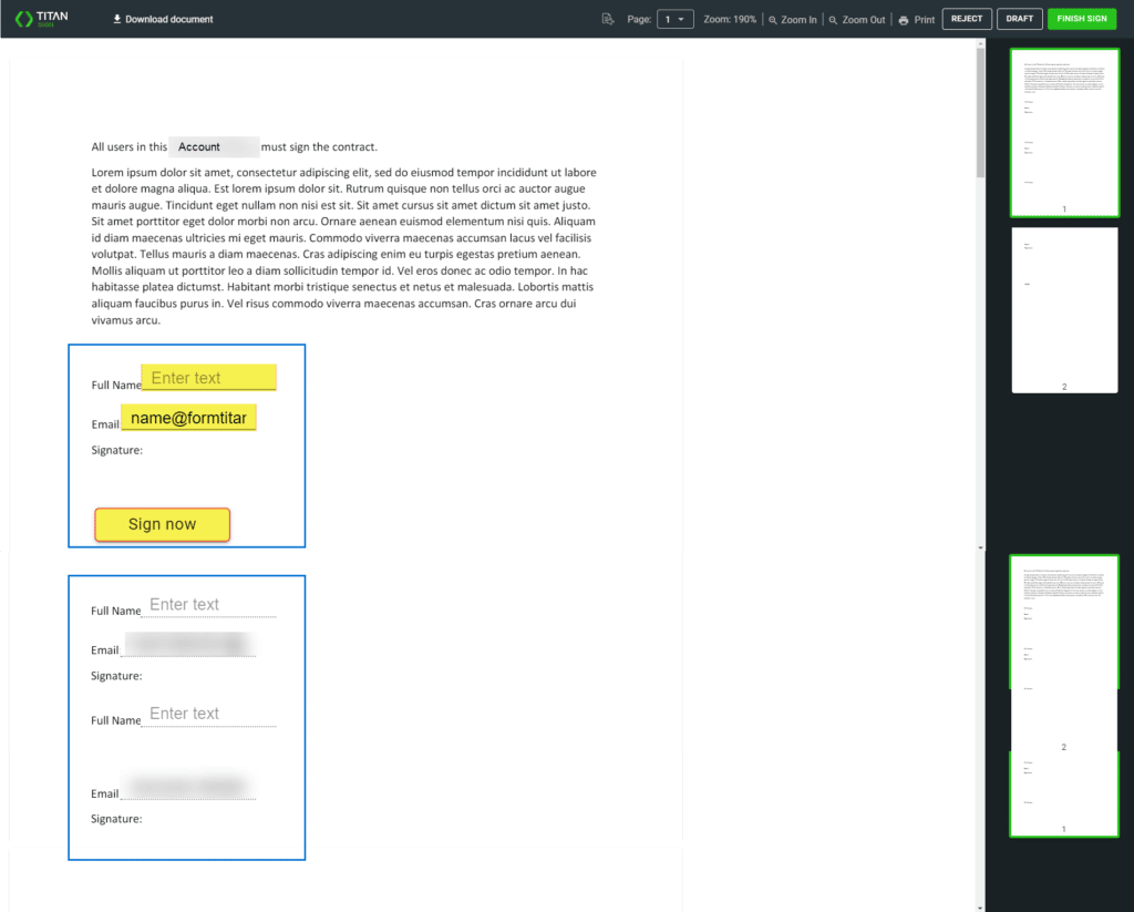 Document example (image edited)