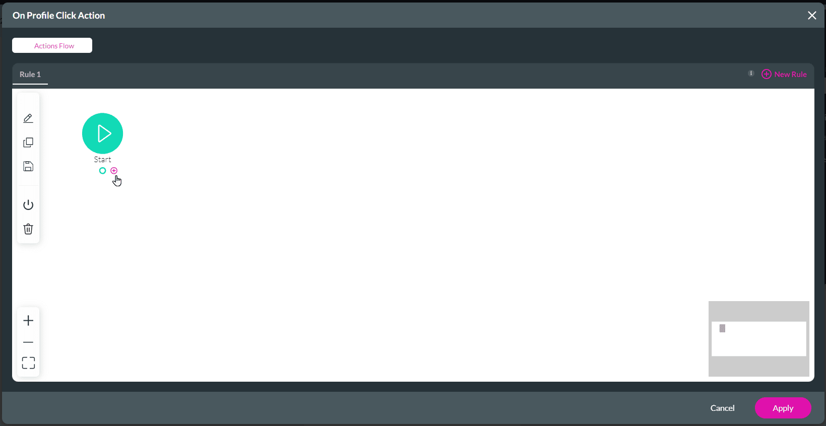 On Profile Click Action